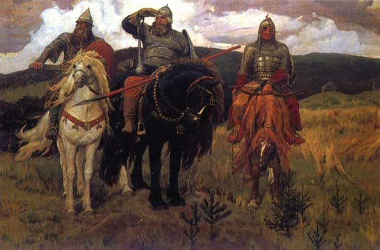 Виктор Михайлович Васнецов - Три богатыря 1898 г