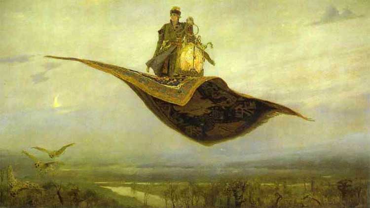Виктор Михайлович Васнецов - Ковёр-самолёт  1880 г